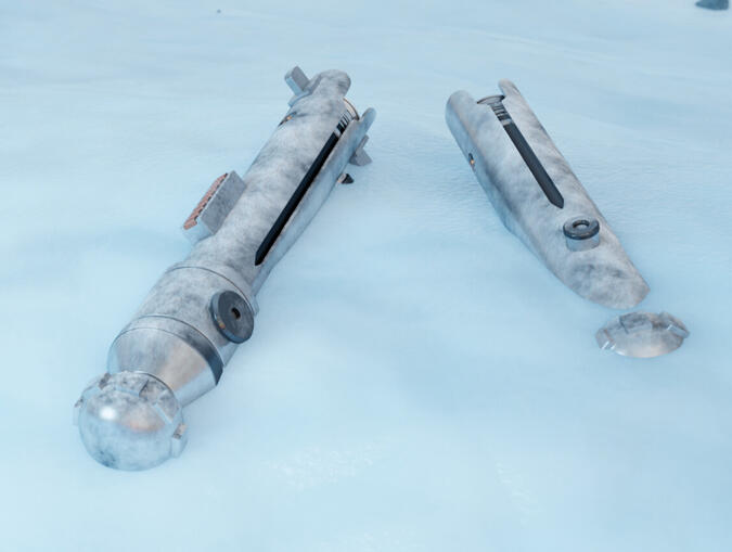 Ahsoka's lightsaber